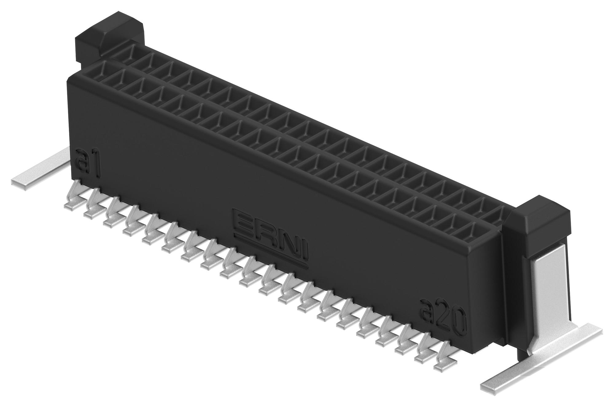 Erni - Te Connectivity 294005-E Mezzanine Conn, Rcpt, 40Pos, 2Row, 0.8Mm