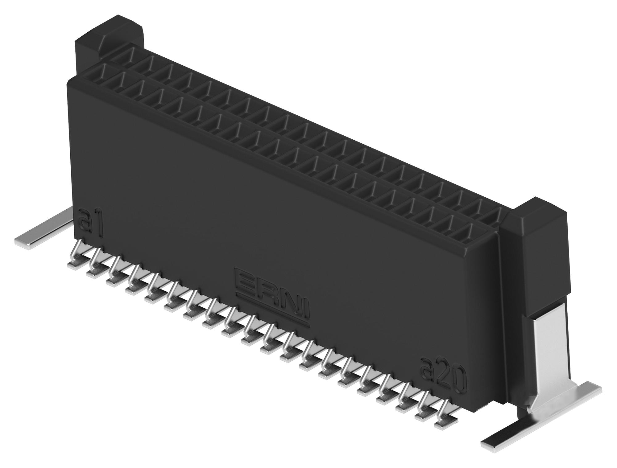 Erni - Te Connectivity 294017-E Mezzanine Conn, Rcpt, 40Pos, 2Row, 0.8Mm