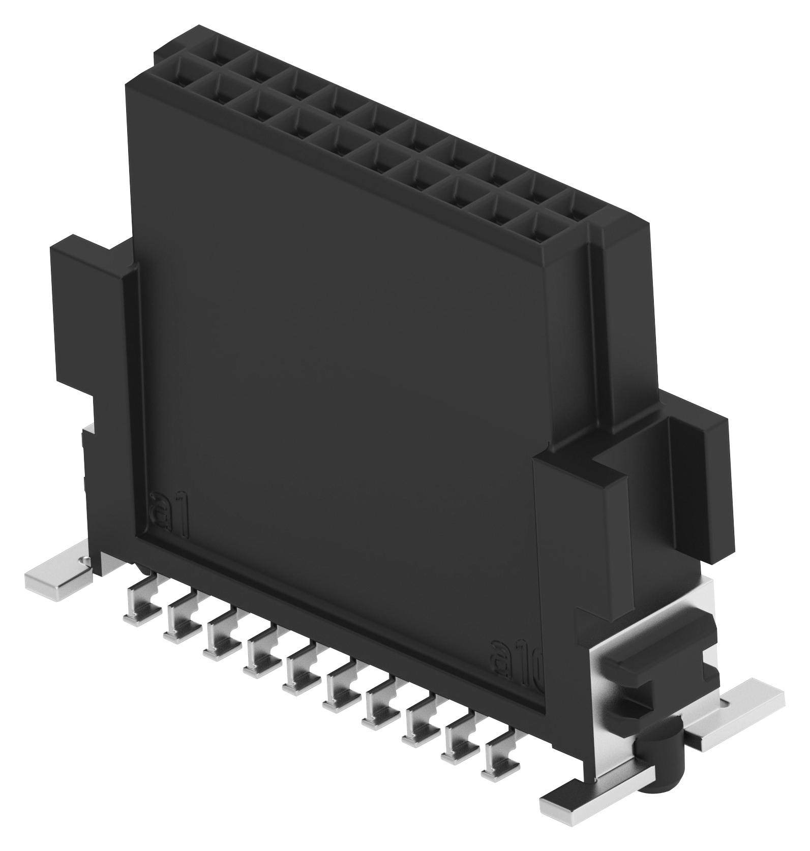 Erni - Te Connectivity 354071-E Conn, Rcpt, 20Pos, 2Row, 1.27Mm, Smt