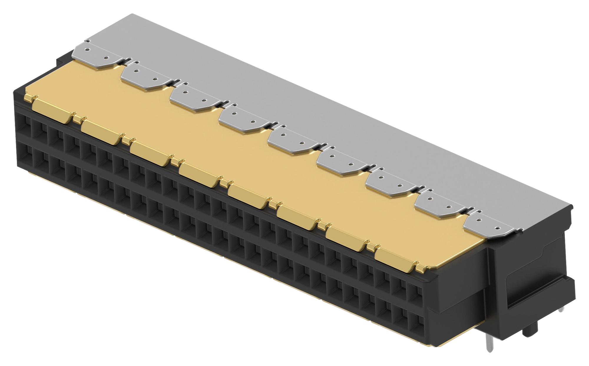 Erni - Te Connectivity 374719-E Mezzanine Conn, R/a Rcpt, 50Pos, 2Row