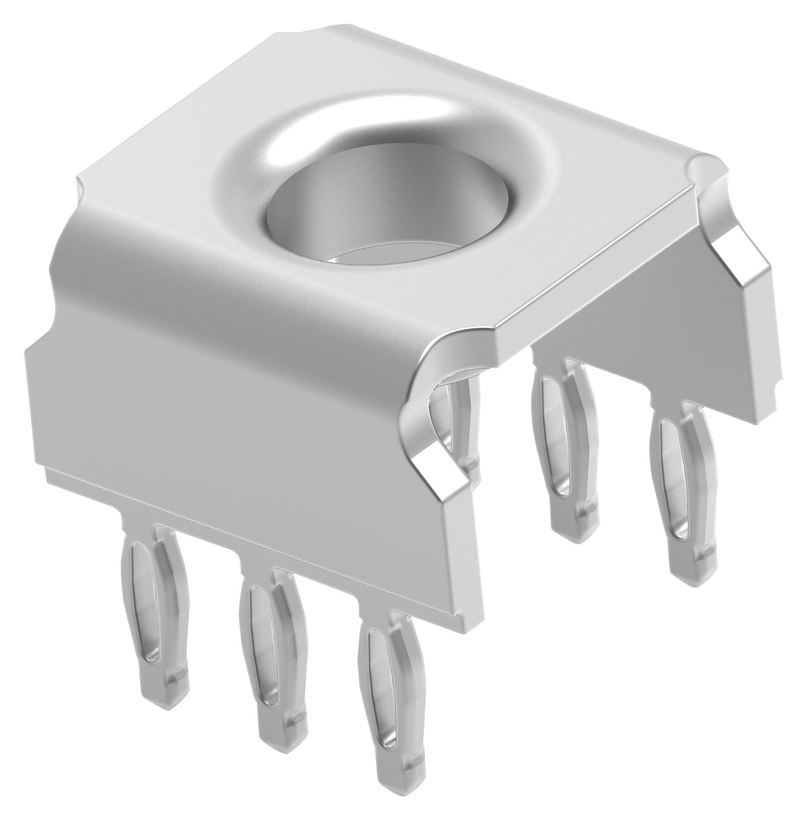 Erni - Te Connectivity 214797-E Pcb Terminal, 6Pos, 6-32Unc, Press Fit