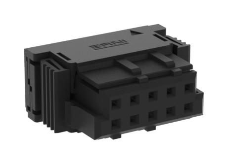 Erni - Te Connectivity 474034-E Connector Housing, Rcpt, 10Pos, 2.54Mm