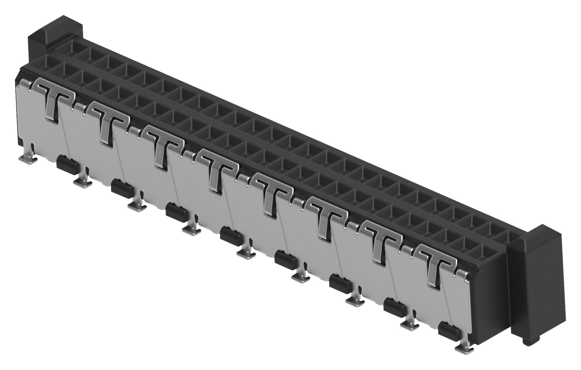 Erni - Te Connectivity 254876-E Mezzanine Conn, Rcpt, 50Pos, 2Row, 1Mm