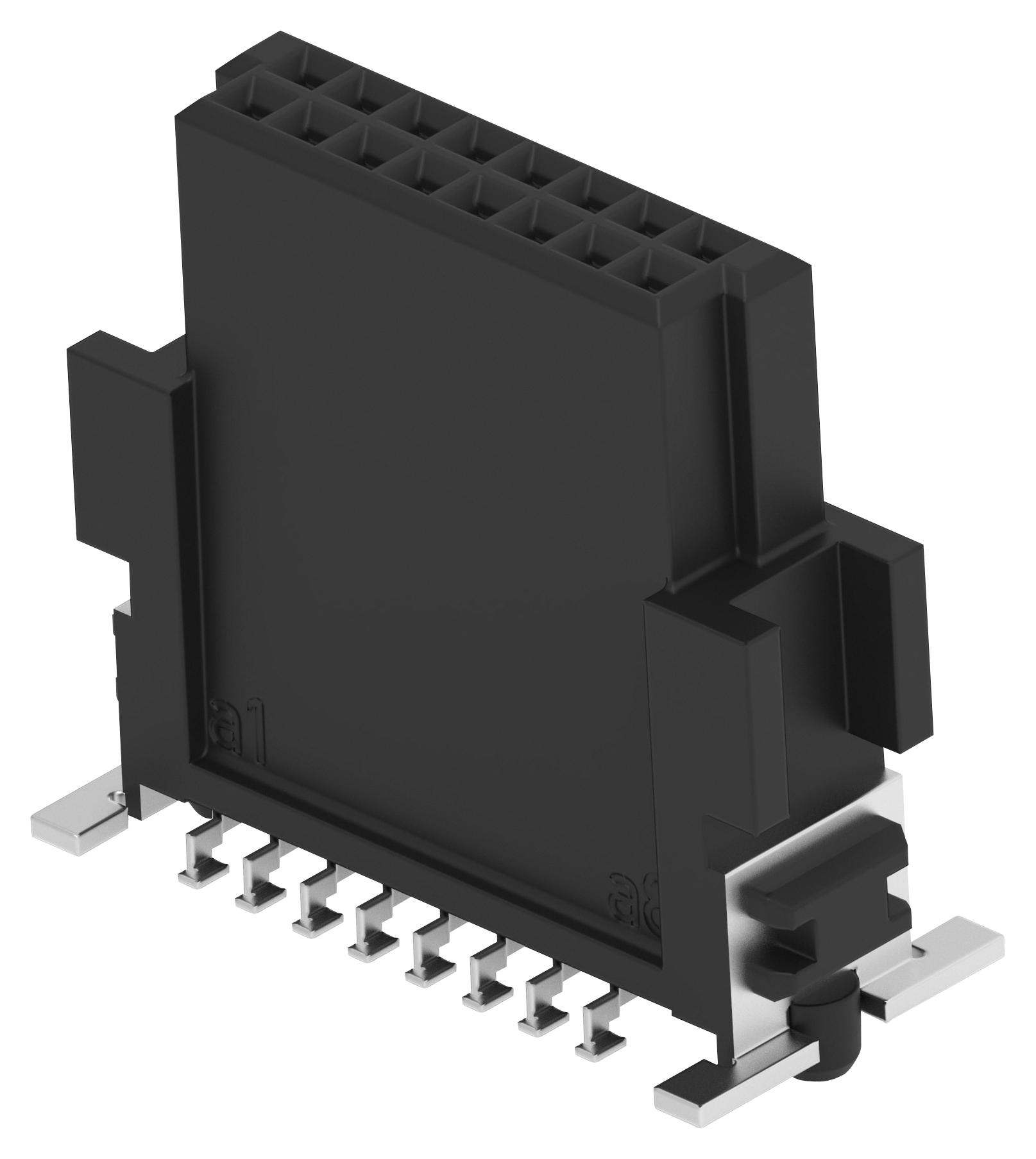 Erni - Te Connectivity 354070-E Conn, Rcpt, 16Pos, 2Row, 1.27Mm, Smt