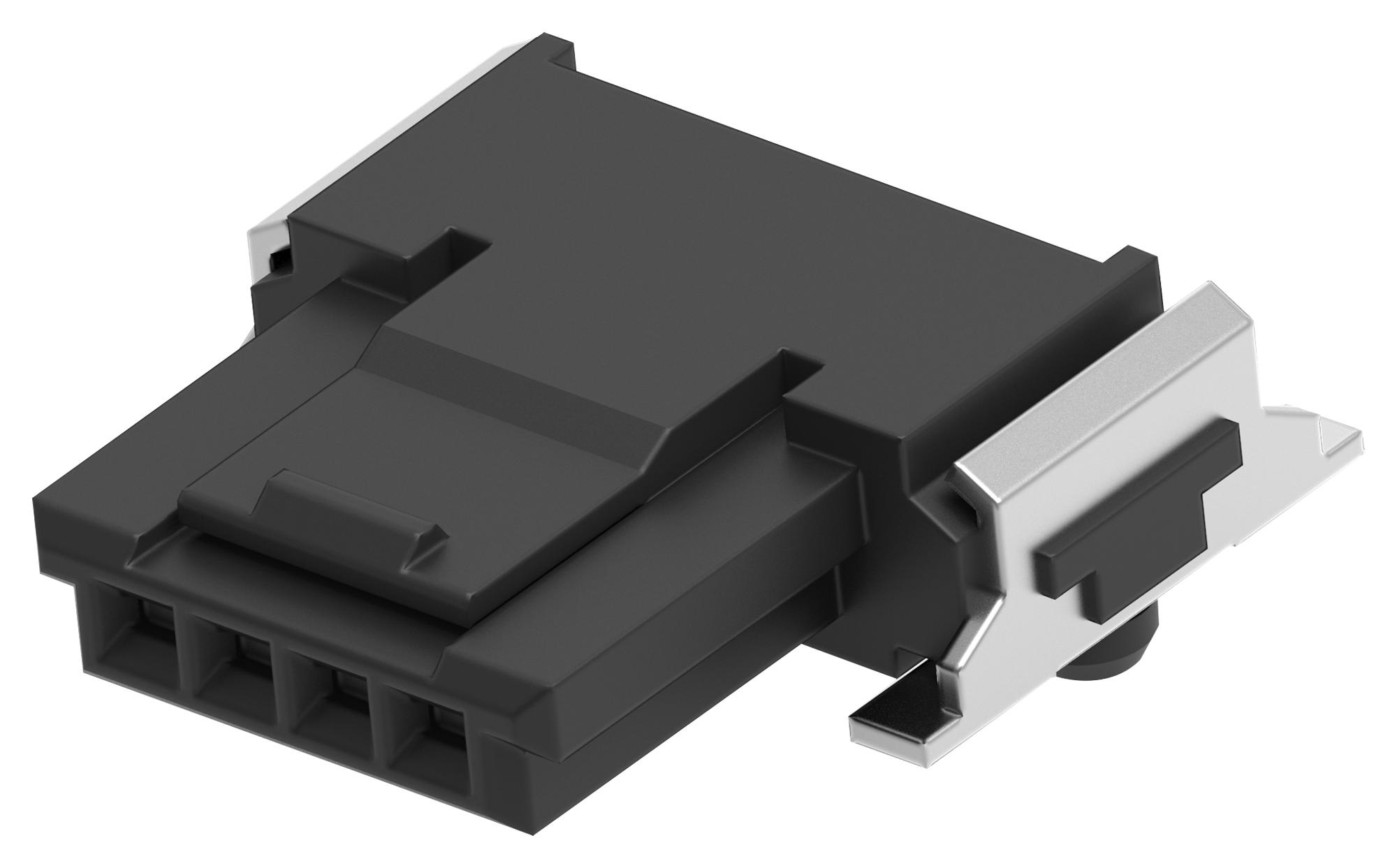 Erni - Te Connectivity 364485-E Conn, R/a Rcpt, 4Pos, 1Row, 1.27Mm