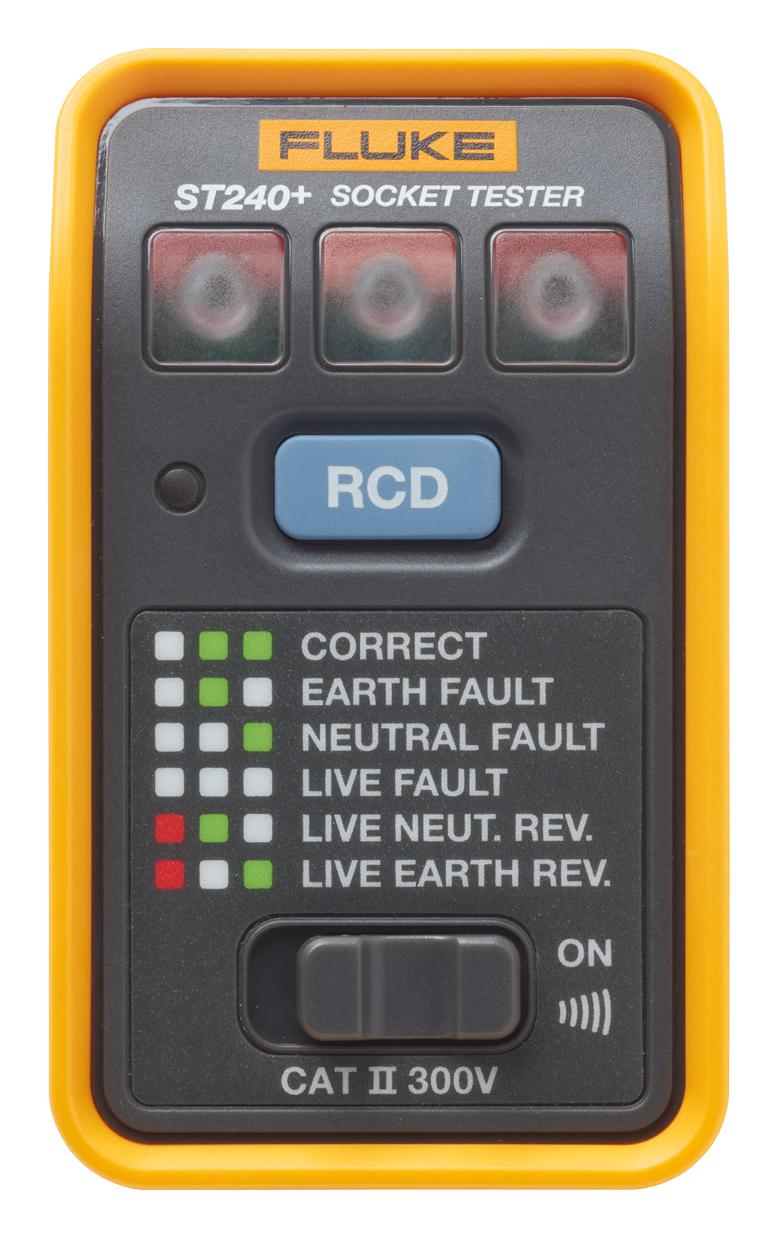 Fluke St240+/uk Rcd Socket Tester, 50Hz, 0.92W