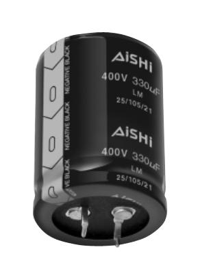 Aishi Elm2Em221O25Kt Cap, 220Uf, 250V, Alu Elec, Snap-In