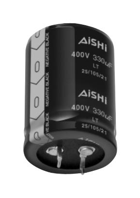 Aishi Elt2Gm271Q30Kt Cap, 270Uf, 400V, Alu Elec, Snap-In