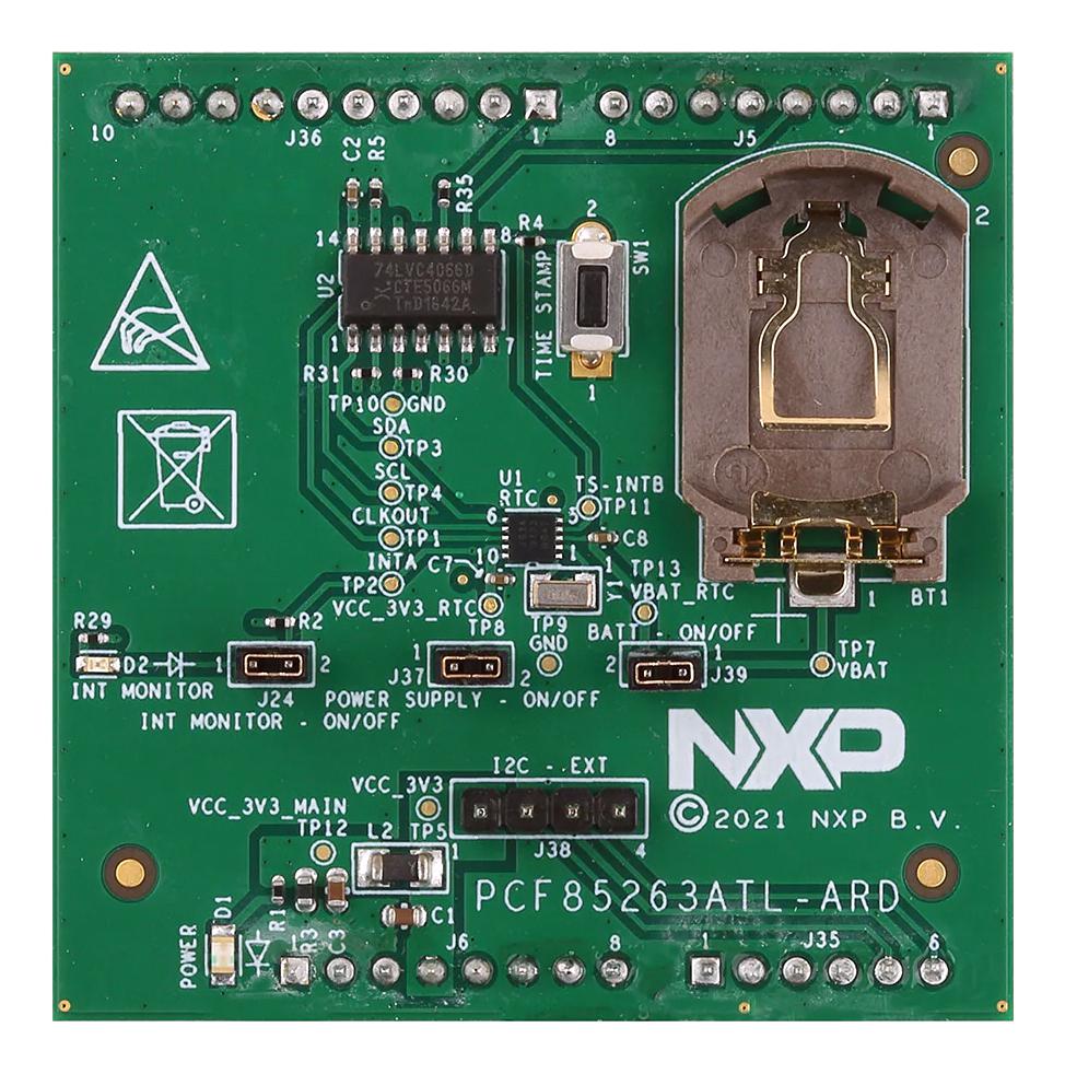 Nxp Pcf85263Atl-Ard Evaluation Board, Arduino Shield Board