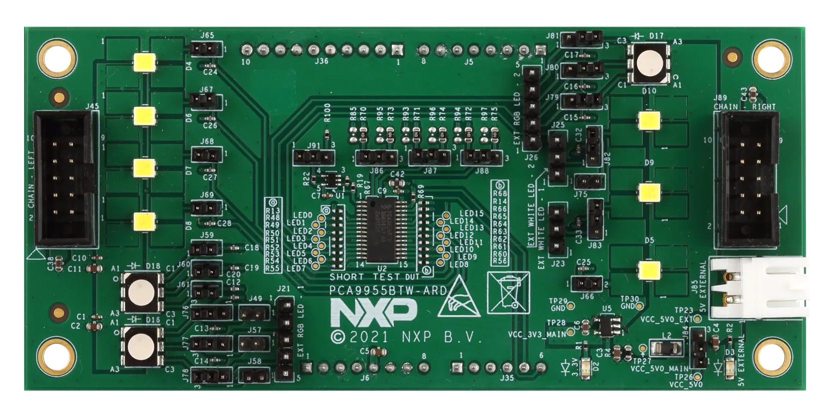 Nxp Pca9955Btw-Ard Evaluation Board, Arduino Shield Board