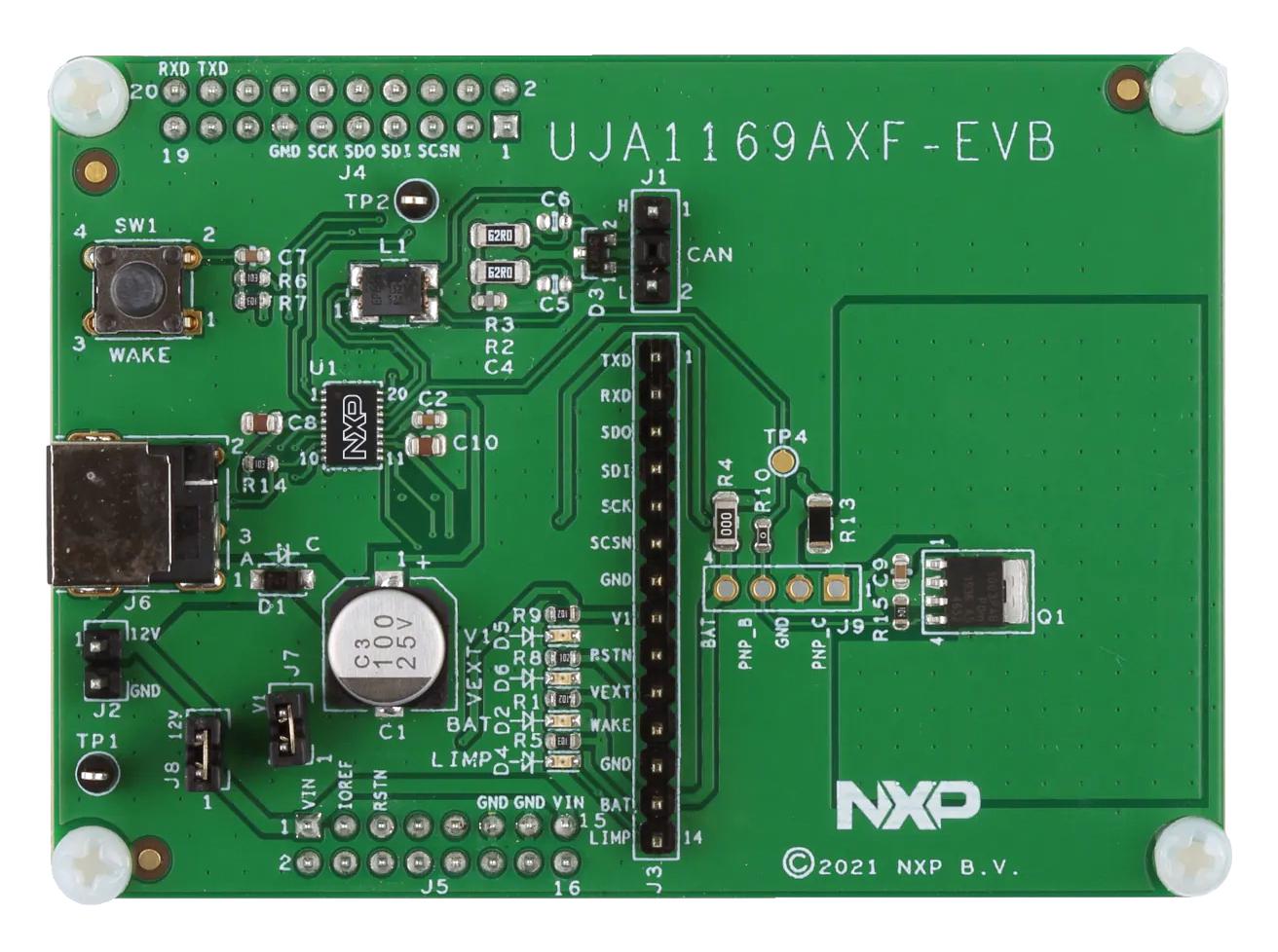 Nxp Uja1169Axf-Evb Evaluation Board, System Basis Chip