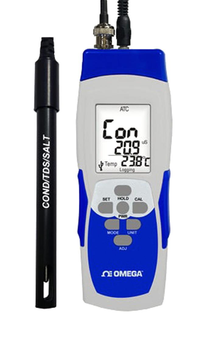 Omega Cdh-Sd11 Conductivity/tds/salinity Meter, Sd Card