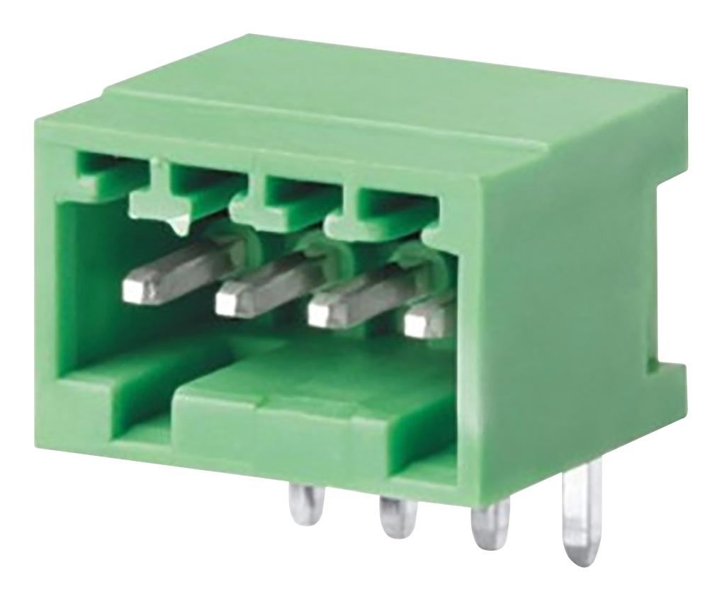 Camdenboss Ctbp93Hc/4 Terminal Block, R/a Header, 4Pos, Th