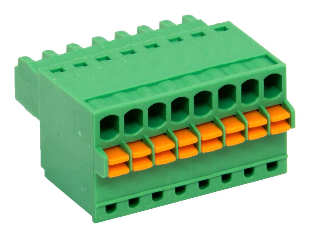 Camdenboss Cstbp92Hc/8 Terminal Block, Pluggable, 8Pos, 20Awg