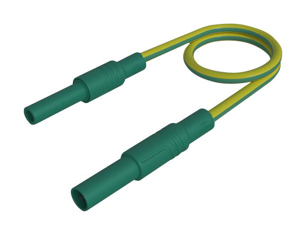 Hirschmann Test And Measurement 934045188 Test Lead, 4Mm Plug-Skt, Grn/yel, 500Mm