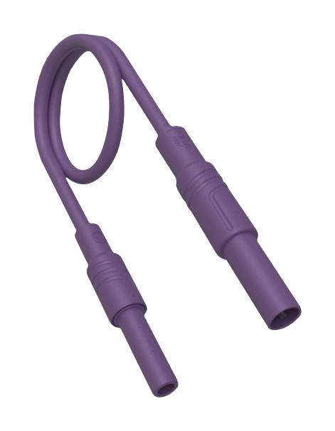 Hirschmann Test And Measurement 934046109 Test Lead, 4Mm Plug To Skt, Violet, 1M