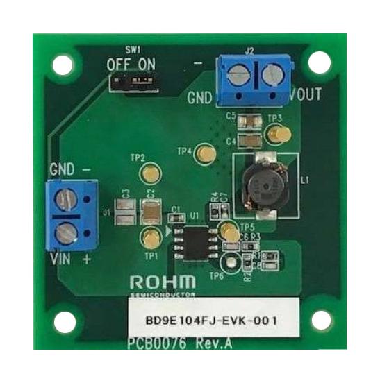 Rohm Bd9E104Fj-Evk-001 Eval Board, Synchronous Buck Converter