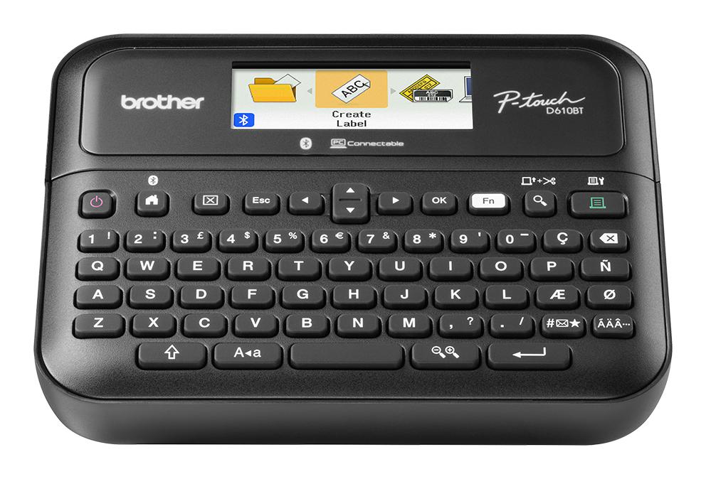 Brother Ptd610 Label Printer, Desktop, 180Dpi