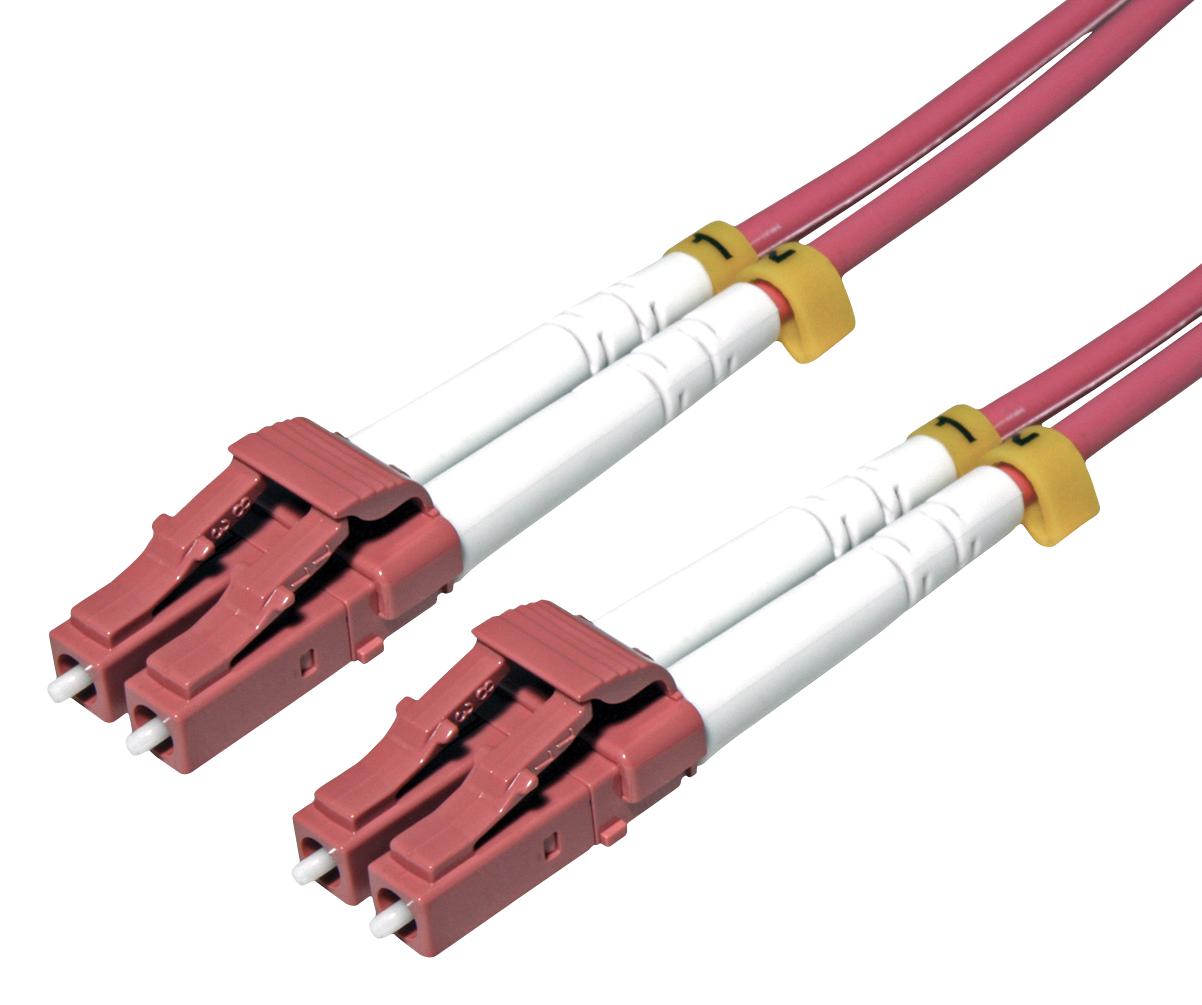 Roline 21.15.8614 Fo Jumper Cable, Lc-Lc Duplex, Om4, 7M