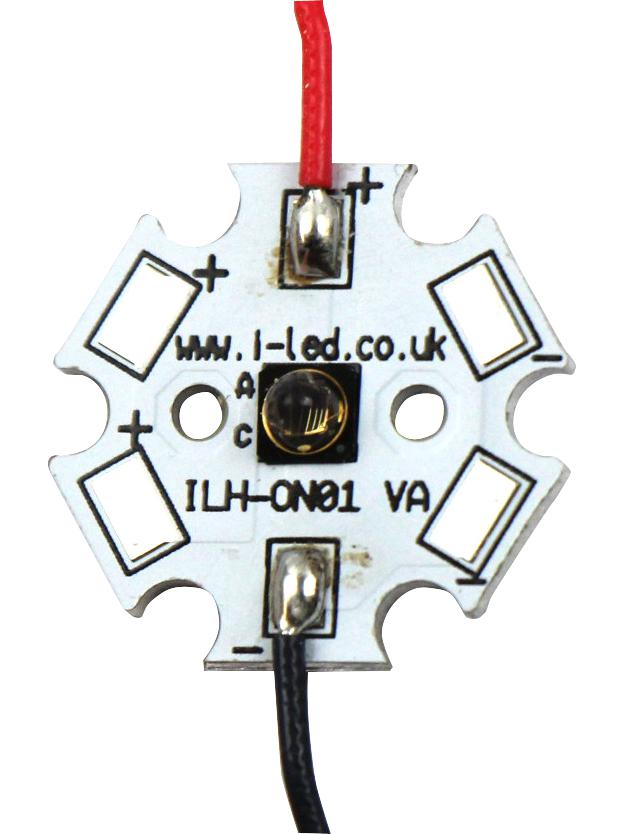 Intelligent Led Solutions Ilh-8Mc1-95Nc-Sc201-Wir200 Ir Led Module, 8 Chip, 940Nm, Star Pcb