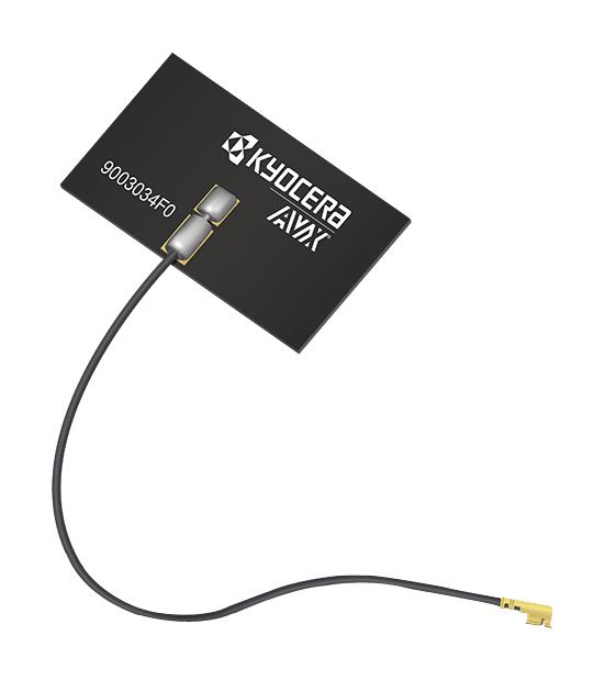 Kyocera Avx 9003034F0-Aa10L0250 Rf Antenna, 3.3 To 5Ghz, 4.3Dbi