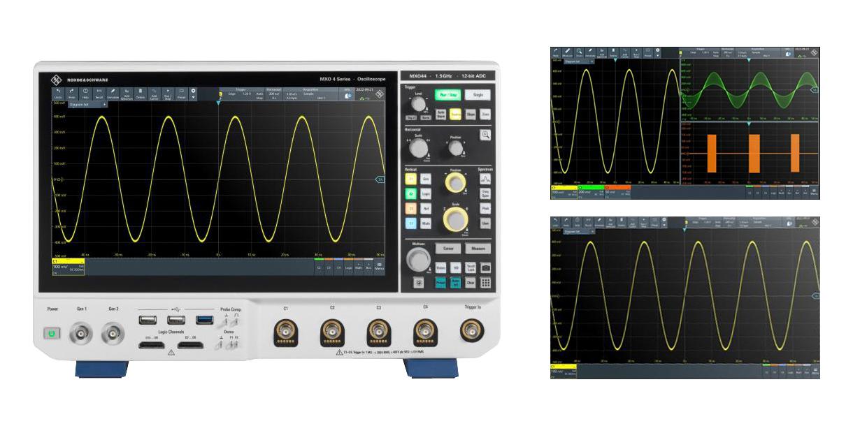 Rohde & Schwarz Mxo4-Bndl Oscilloscope, 1.5Ghz, 5Gsps