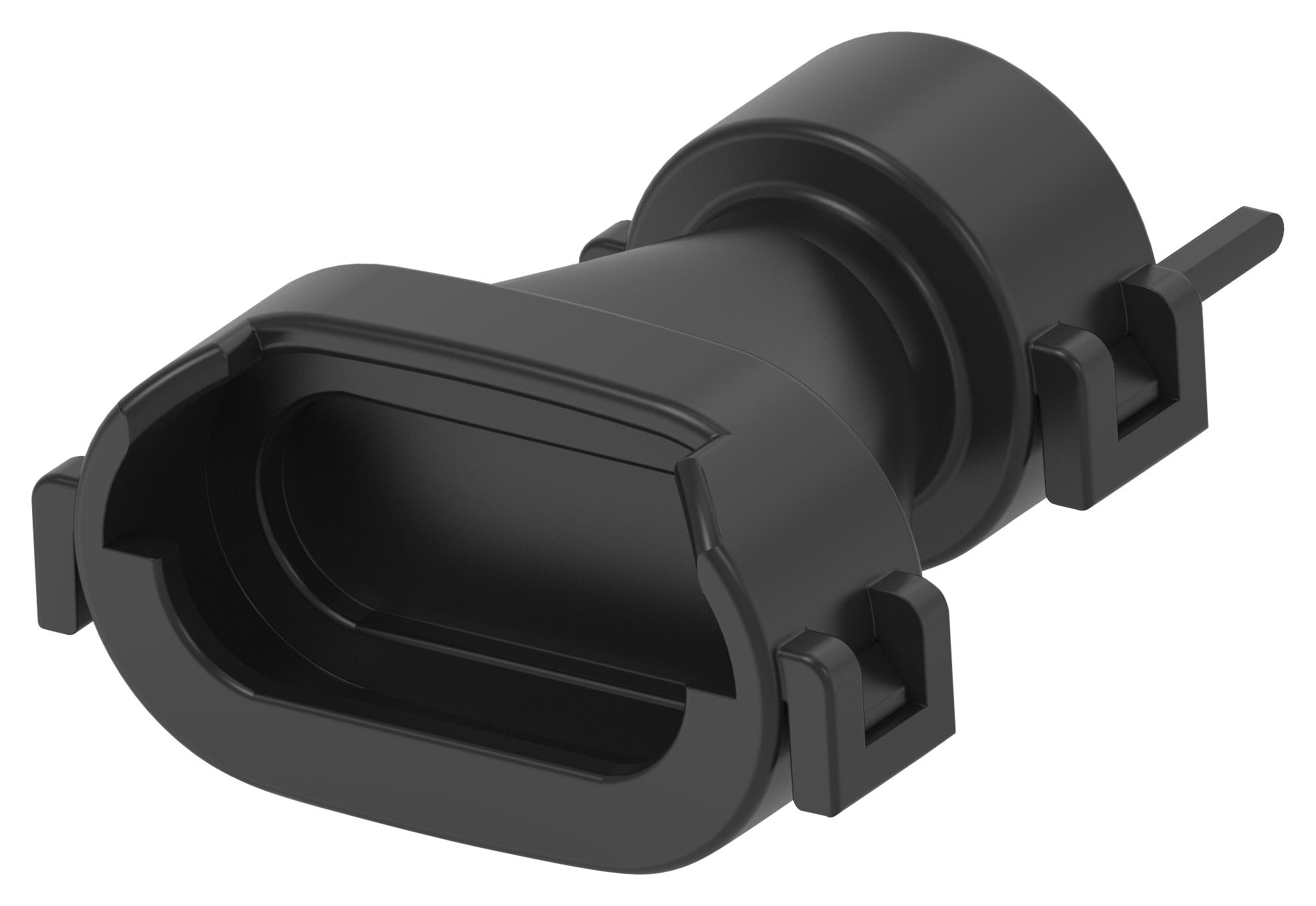 Te Connectivity 2050832-2 Cover, 3 Pos Sensor Conn, Pa 6.6, Blk