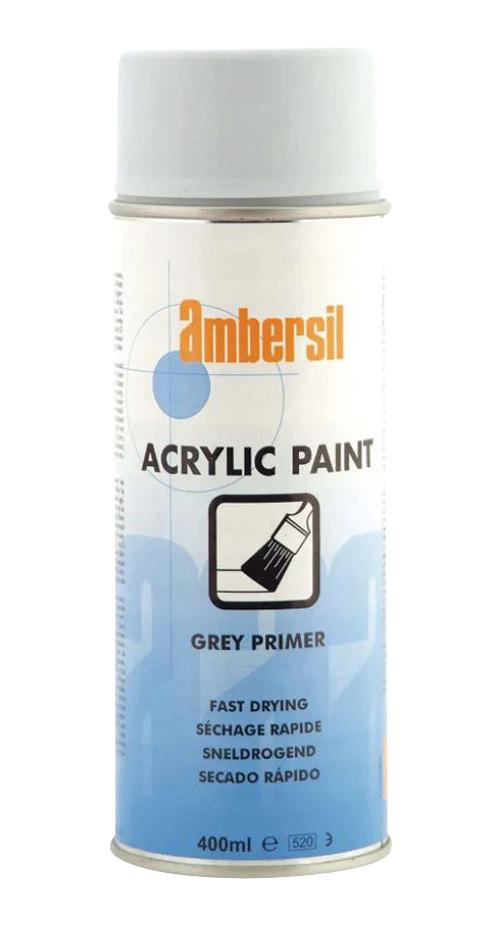 Ambersil 1030279 Acrylic Paint, Grey, 400Ml/aerosol