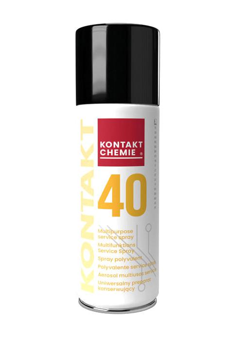 Kontakt Chemie Kontakt 40, 200Ml Lubricant, Aerosol, 200Ml