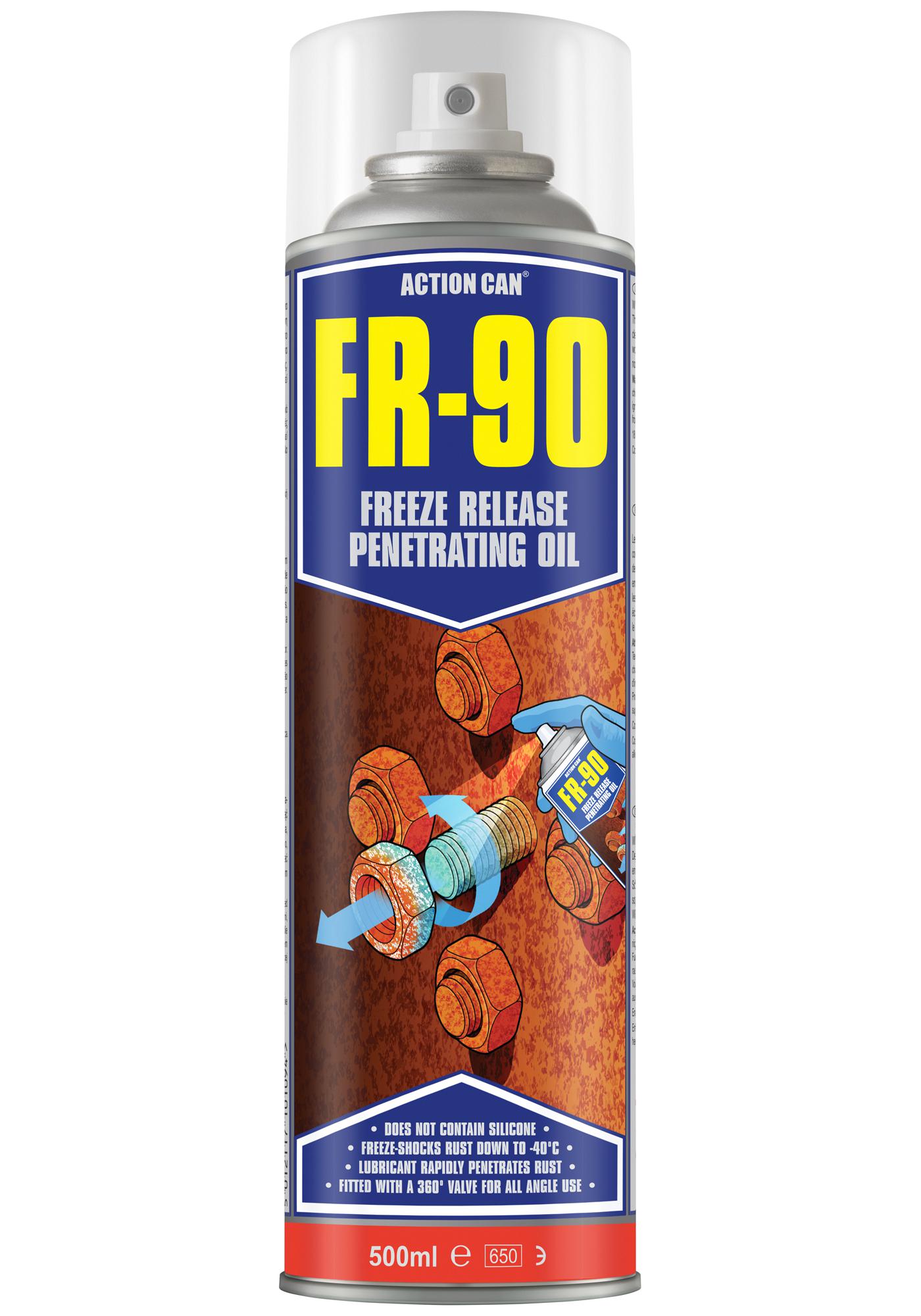 Action Can Fr-90, 500Ml Lubricant, Aerosol, 500Ml