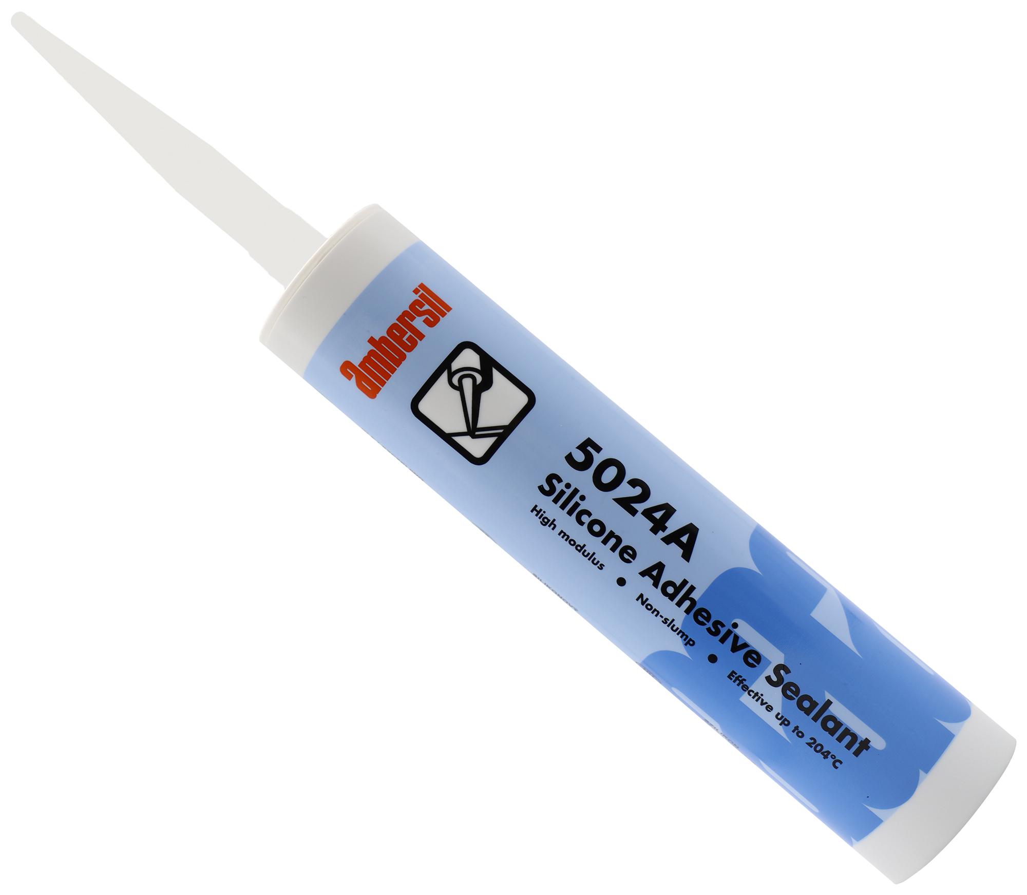 Ambersil 5024A , White, 310Ml Sealant, Silicone, White/cartridge/310Ml