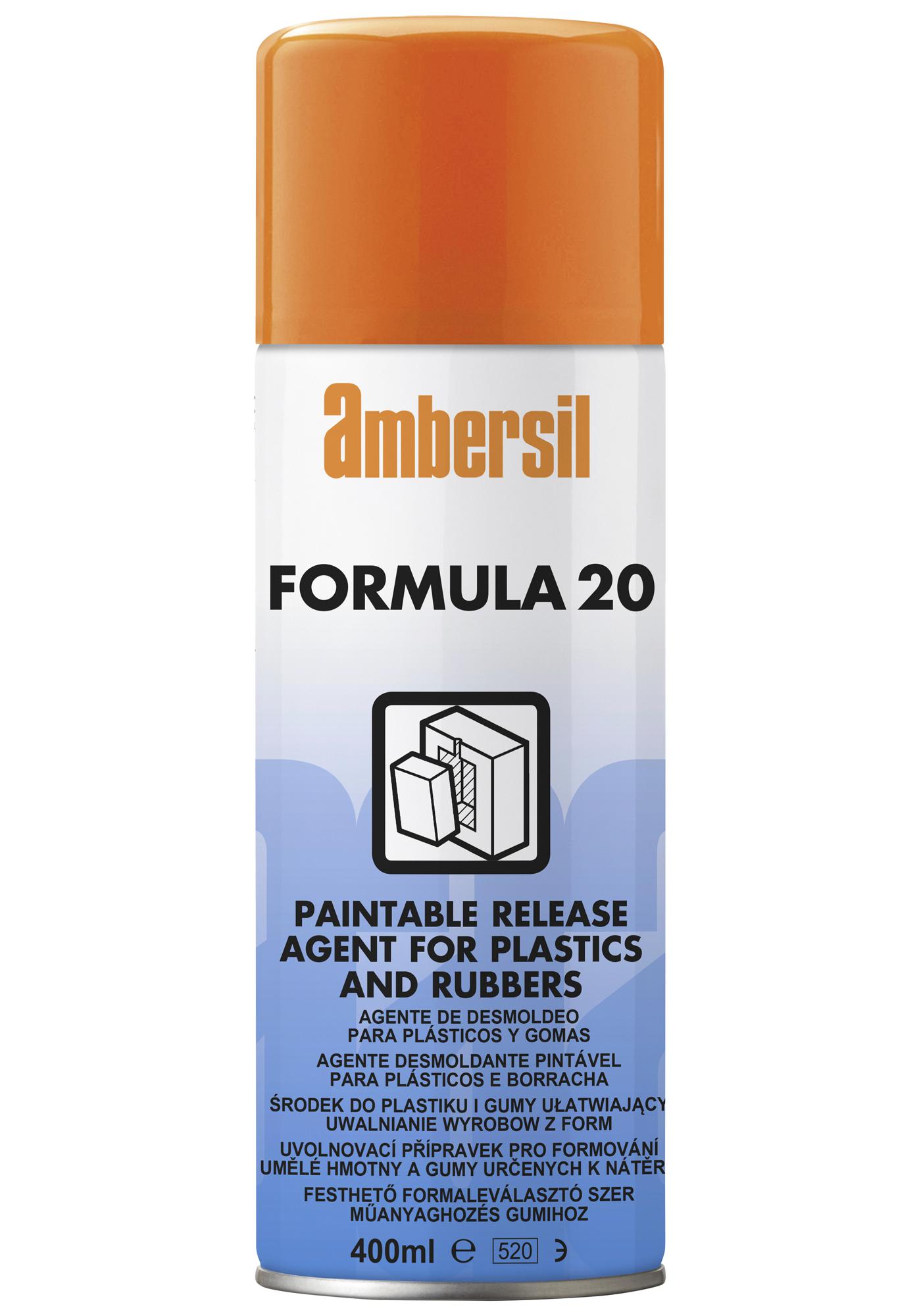 Ambersil Formula Twenty, 400Ml Cleaner, Aerosol, 400Ml