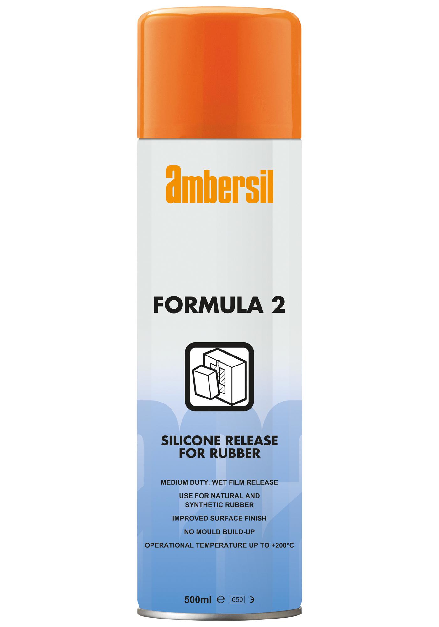 Ambersil Formula Two, 500Ml Cleaner, Aerosol, 400Ml