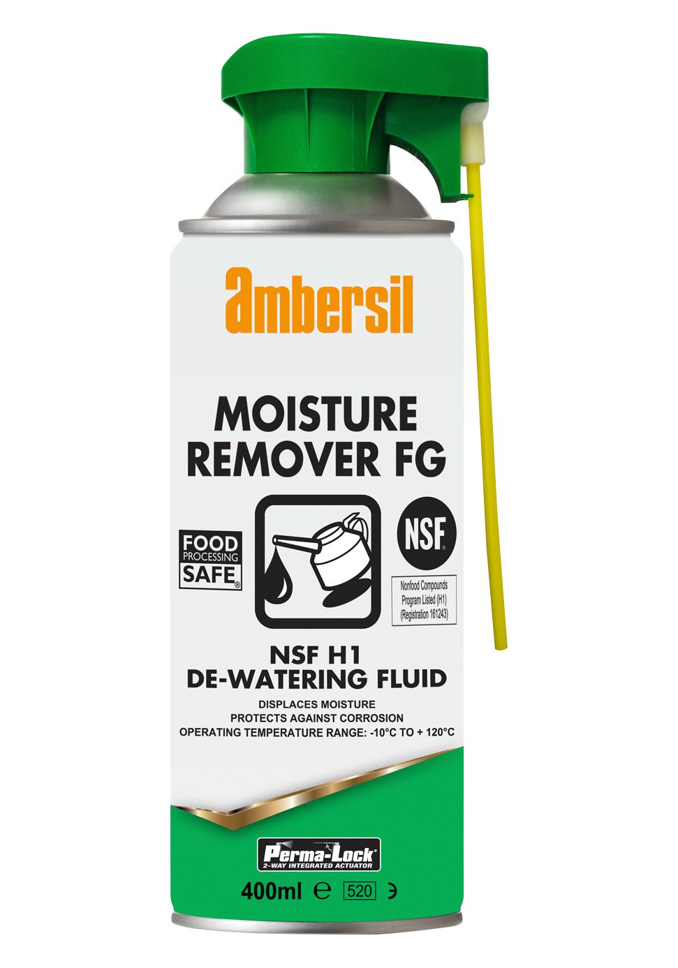 Ambersil Moisture Remover Fg, 400Ml Lubricant, Protector, Spray Bottle/400Ml