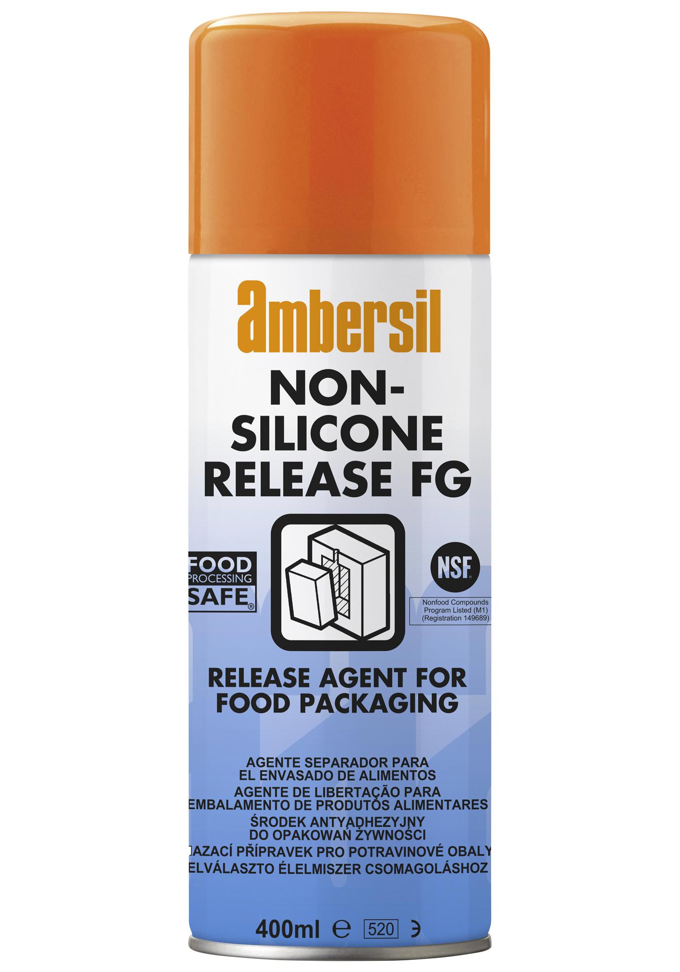 Ambersil Non-Silicone Release Fg, 400Ml Cleaner, Non Silicone, Aerosol, 400Ml