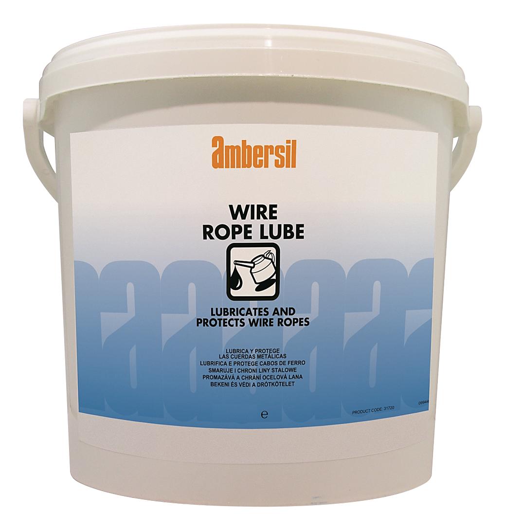 Ambersil Wire Ropelubricant, 5Kg Lubricant, Grease, Bucket, 5Kg