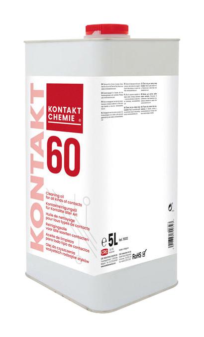 Kontakt Chemie Kontakt 60, 5L Contact Cleaner, Can, 5L