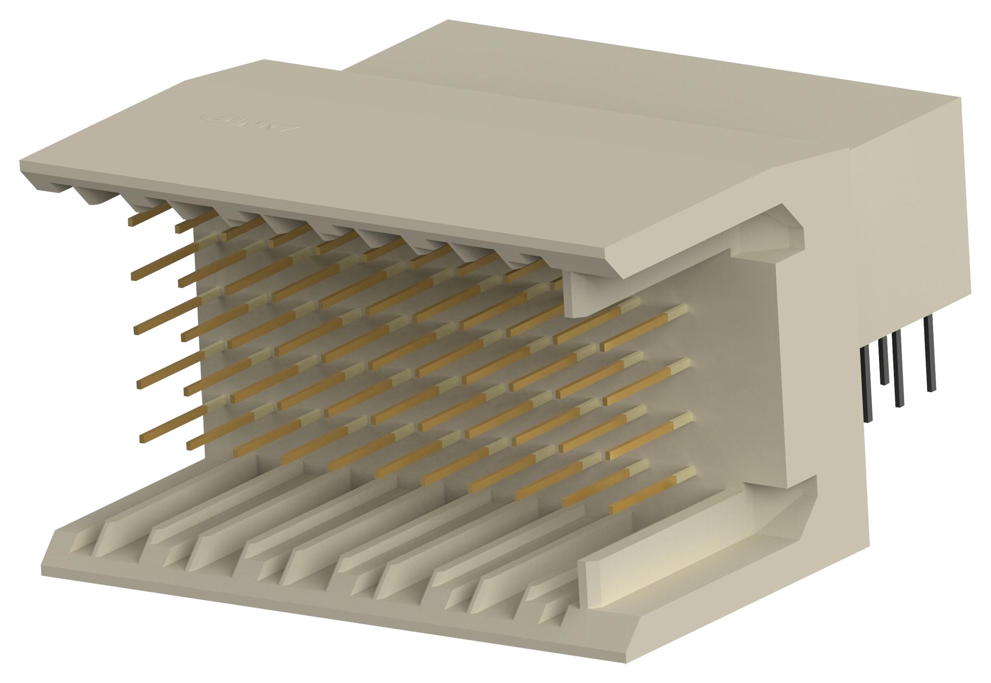 Te Connectivity 5106012-1 Conn, Backplane, Hdr, 55Pos, 2Mm