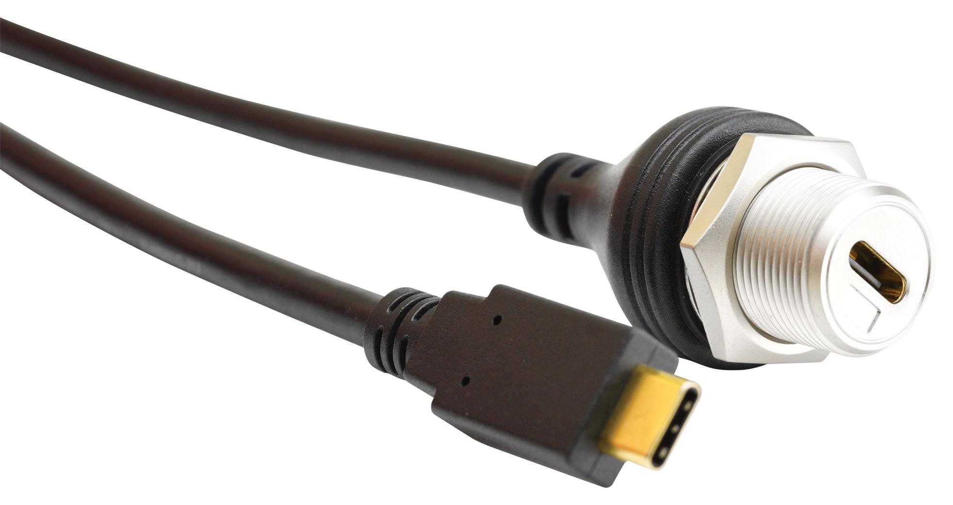 Multicomp Pro Mp011934 Usb Cable, 3.1, C2 C Jack-C Plug, 2M