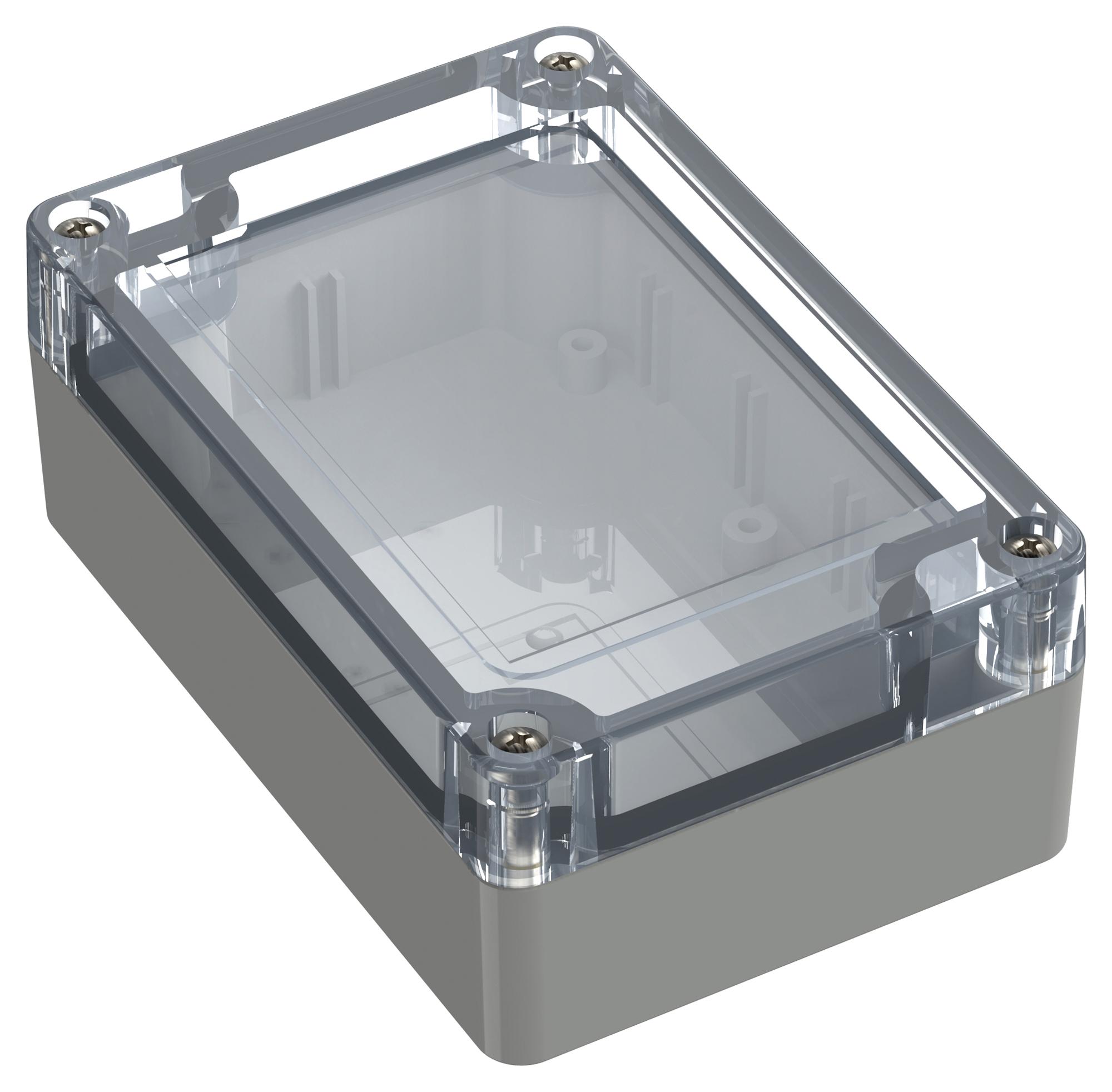 Multicomp Pro Mp011622 Enclosure, Abs, Pc, Grey, Transparent