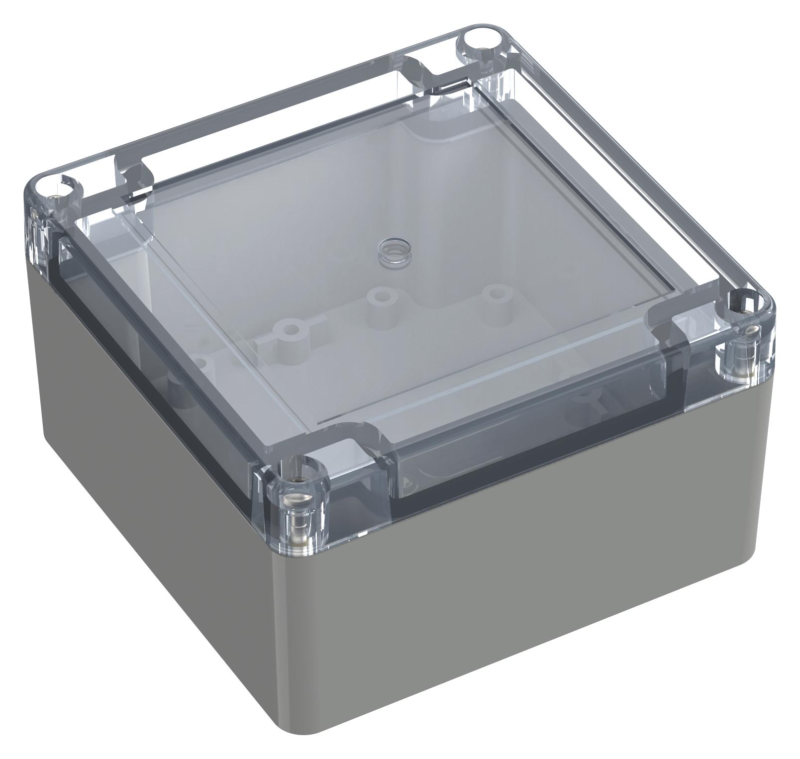 Multicomp Pro Mp011630 Enclosure, Abs, Pc, Grey, Transparent