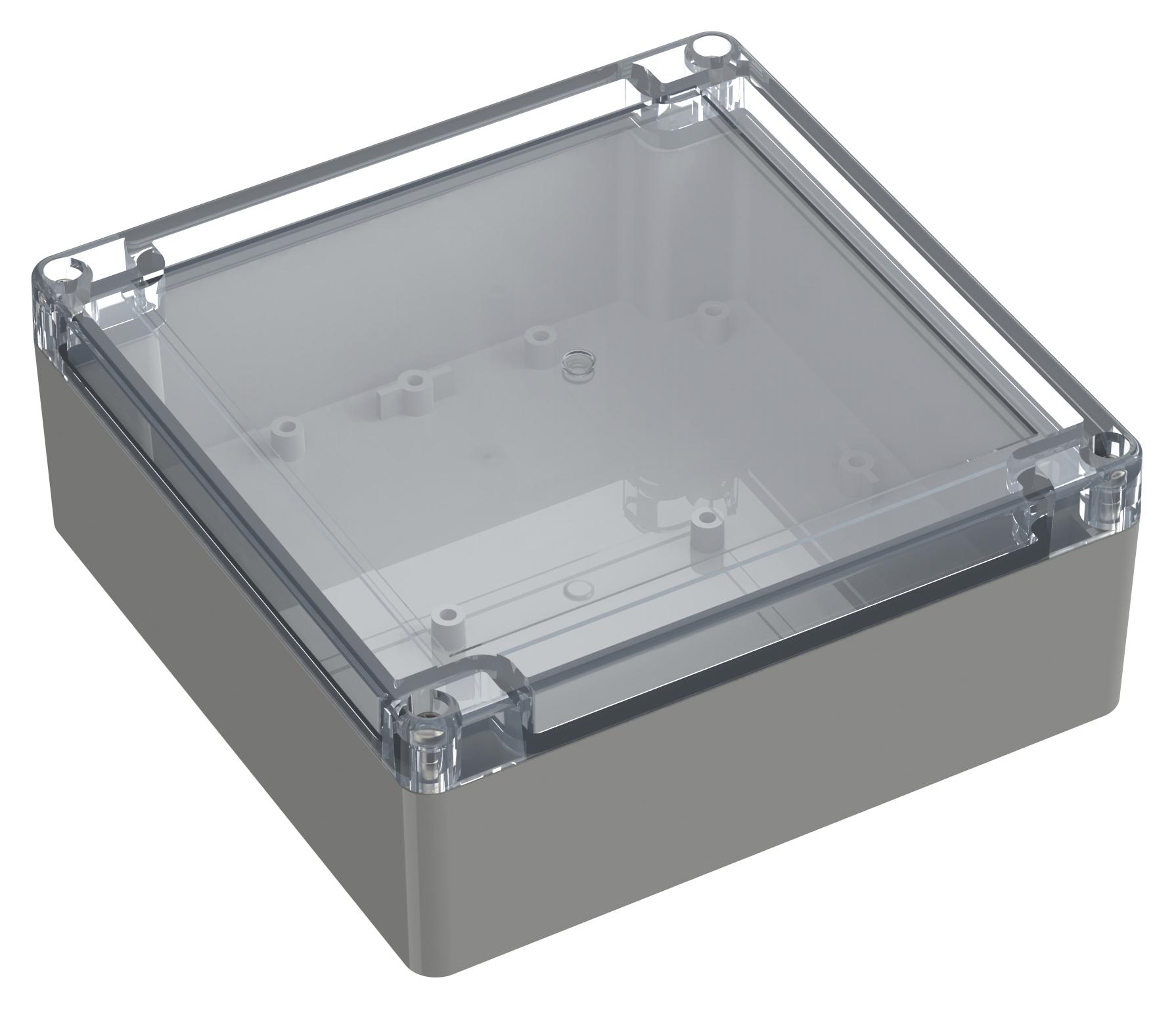 Multicomp Pro Mp011682 Enclosure, Abs, Pc, Grey, Transparent