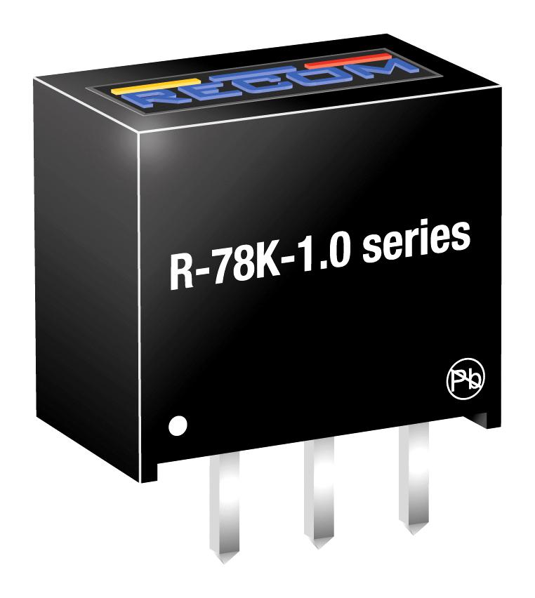 Recom Power R-78K12-1.0 Dc-Dc Converter, 12V, 1A