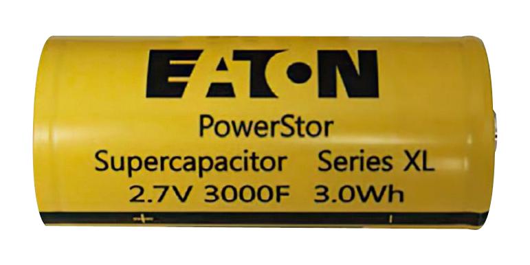 Eaton Electronics Xl60-3R0308T-R Supercapacitor, 3000F, 3V, Edlc, Can