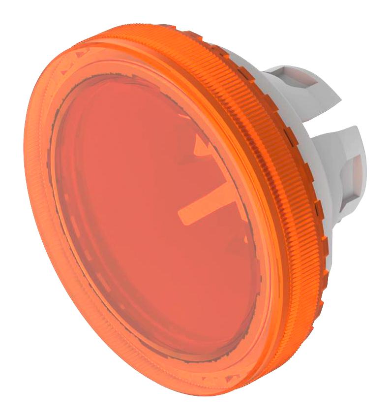 Eao 84-7111.300 Lens, Round, Orange, 19.7Mm