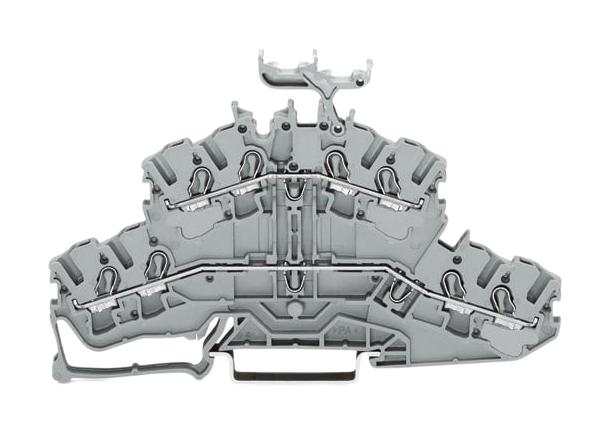 Wago 2002-2431 Terminal Block, Din Rail, 8Pos, 12Awg