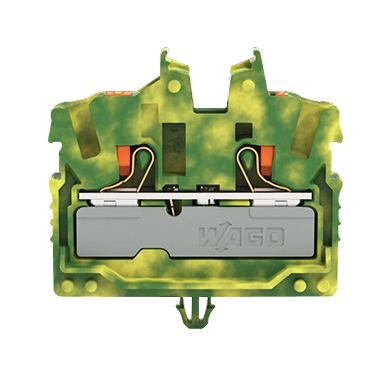 Wago 2252-317 Terminal Block, Din Rail, 2Pos, 12Awg