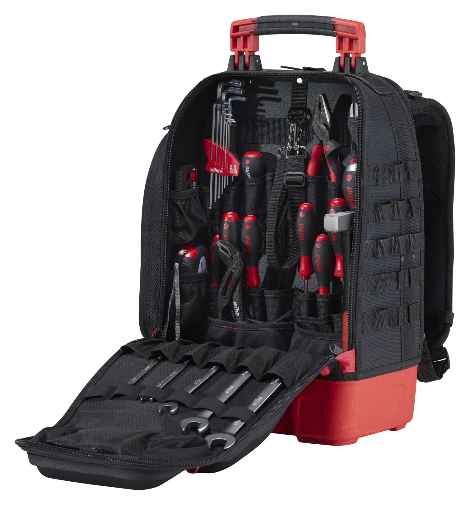 Wiha 45529 Mechanic Tool Backpack, 43Pc