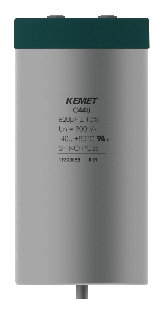 Kemet C44Uogt6600T85K Cap, Film, Pp, 600Uf, 900V, Stud Mount