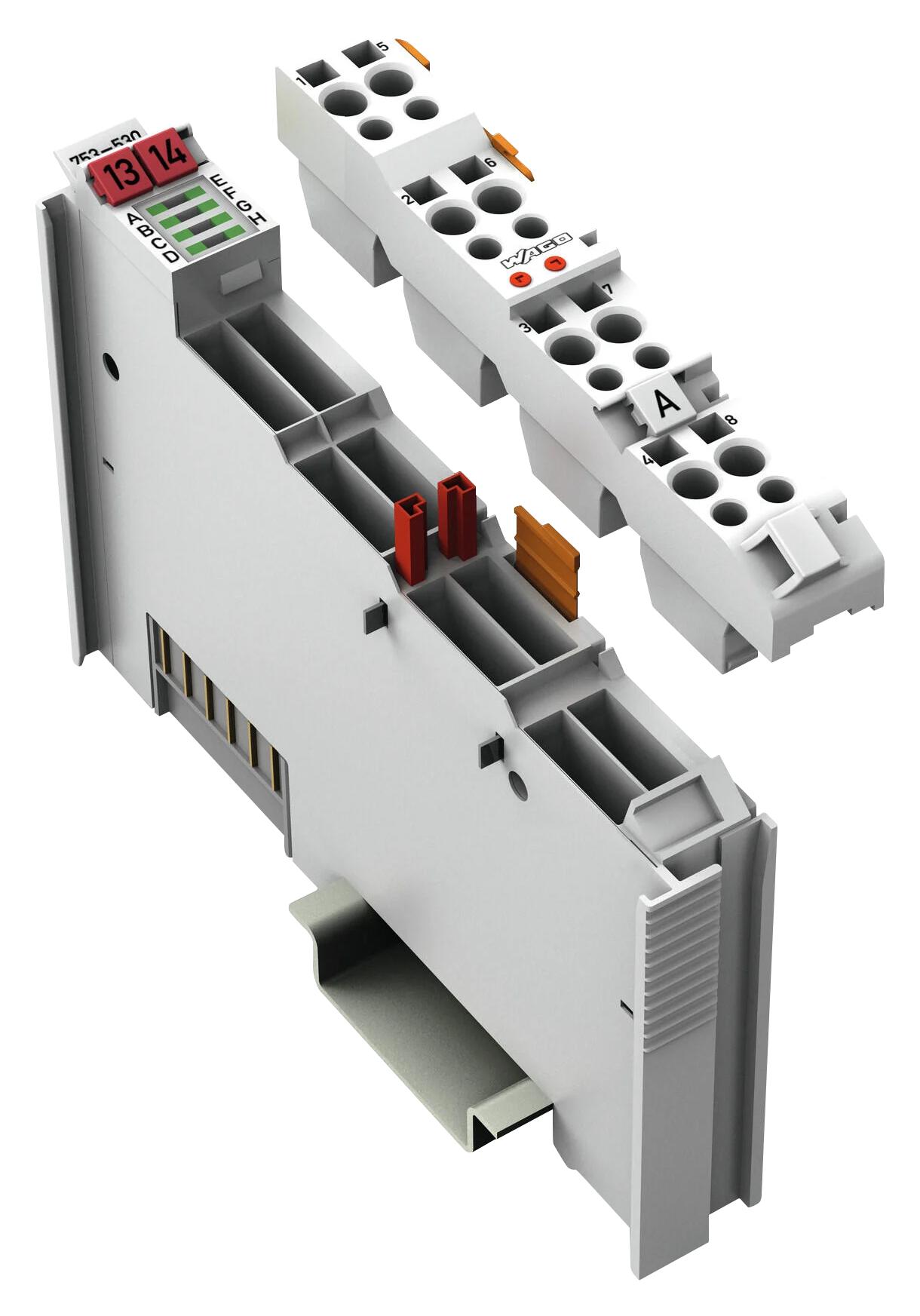 Wago 753-530 Output Module, Digital, 8 Ch, 0.025A